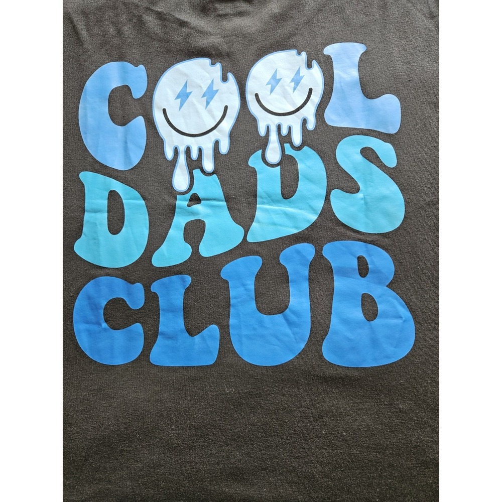 NWOT Cool Dads Club Men's Black Graphic T-Shirt, Short Sleeves, Large - Picture 4 of 6